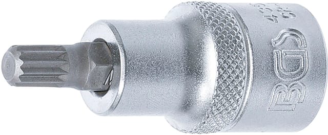 Bgs Technic - Bit-Einsatz Antrieb Innenvierkant 12,5 mm (1/2') Innenvielzahn (für xzn) M8