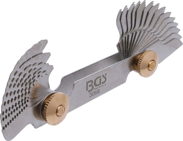 Gewindeschablone 28 Blatt Whitworth 4G - 62G