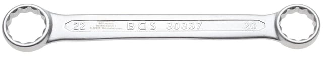 Doppel-Ringschlüssel extra flach sw 20 x 22 mm