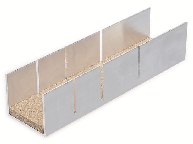 Aluminium-Gehrungslade 245 x 65 x 55 mm