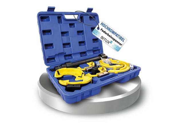 Bituxx - Universal Federbeinspanner Federspanner Set für Mc Pherson Federbeine Tuning Tieferlegung