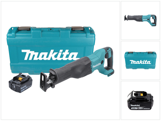 Djr 186 F1K Akku Reciprosäge Säbelsäge 18 v + 1x Akku 3,0 Ah + Koffer - ohne Ladegerät - Makita