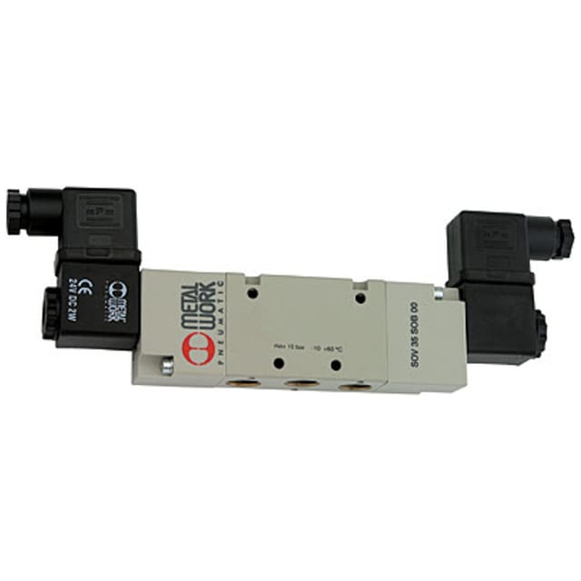 5/2-Wegeventil, elektropneumat., bistabil, g 1/2, 24 v dc - Riegler