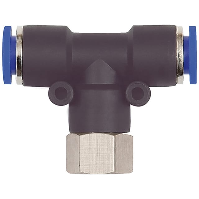Riegler T-Steckverschraubung »Blaue Serie«, drehbar, G 1/2 innen, Ø 10 mm