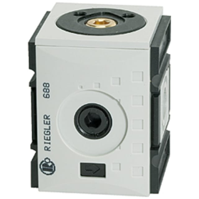 Verteiler »futura«, bg 1, g 1/4, Abgänge 3 x g 1/4 - Riegler