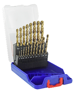 Bohrer HSSE5 Größe Zylinderschleifscheibe kurz TIVOLY 19er Set - 11455070015
