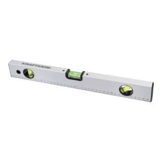 Alu-Hohlprofil-Wasserwaage 400mm 2 Libellen