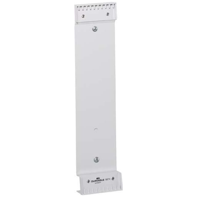 Wandhalter o.Sichttafeln lichtgrau f.10 Sichttafeln din A4 Durable