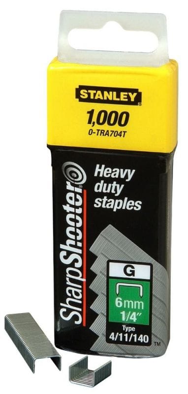 Klammern Typ g 6mm 5000 St. 5000 Stk - Stanley