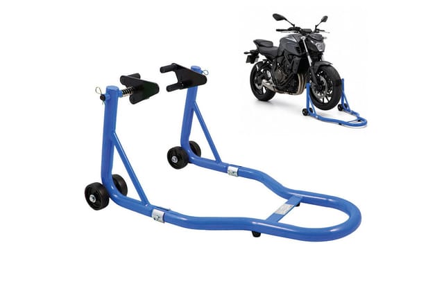 Bituxx - Motorradständer Motorrad Montageständer Hinterrad Transportständer Blau