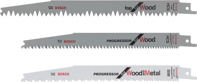 3tlg. Säbelsägeblatt-Set s 3456 xf s 2345 x s 1131 l - Bosch