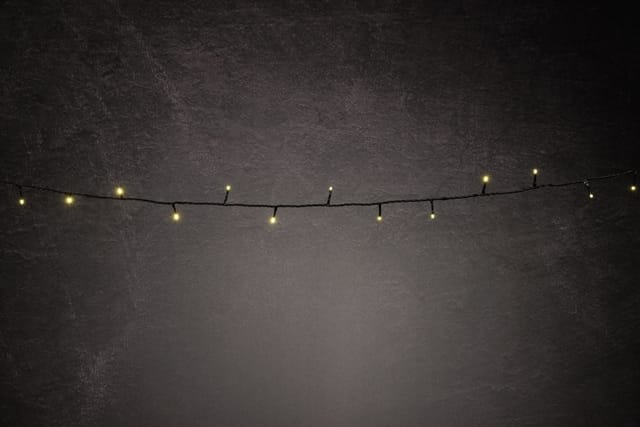 TrendLine LED-Lichterkette Classic Außen 34,9 m warmweiß mit Timer, Dimmer Lichterketten