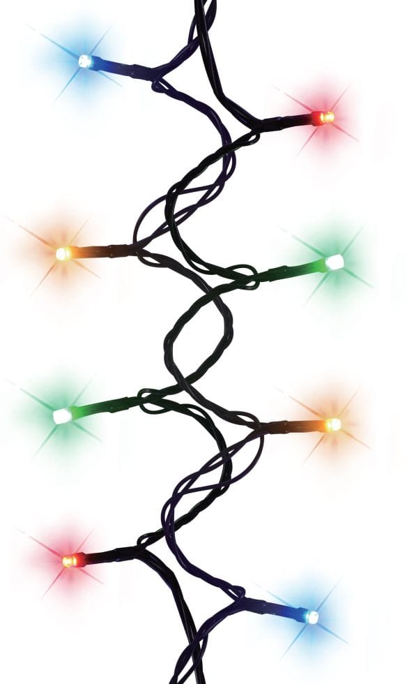 TrendLine LED-Lichterkette Classic Außen 11,5 m bunt (RGB) mit Timer Lichterketten