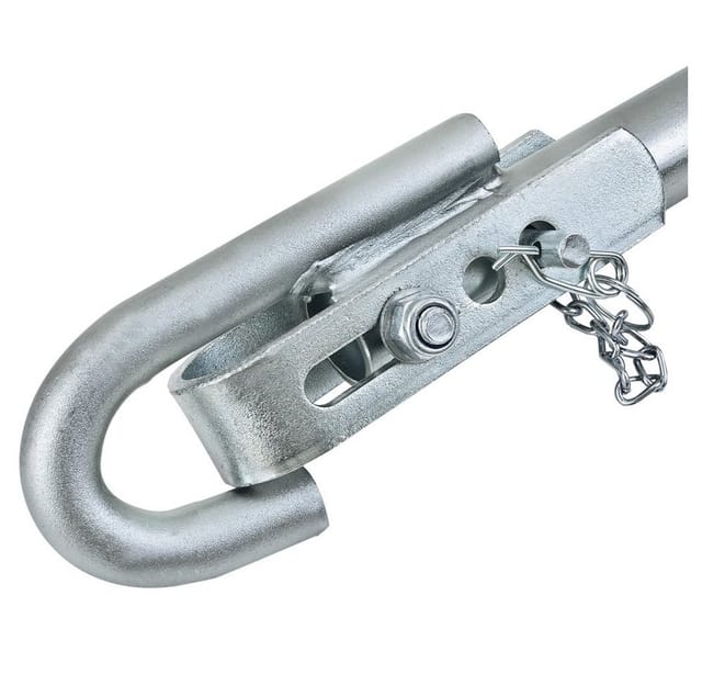 Abschleppstange 3tlg. inkl. Dämpfung 2000 kg Zugkraft inkl. Tasche pkw Abschleppseil - Deuba