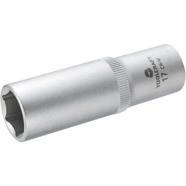 Toolcraft - 816182 Außen-Sechskant Steckschlüsseleinsatz 17 mm 1/2' (12.5 mm)