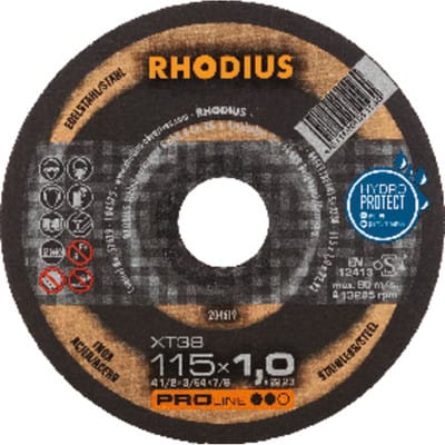 XT38, 50 Stück, 115 x 1,0 mm, Trennscheibe - Rhodius