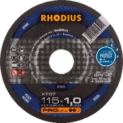 XT67, 50 Stück, 115 x 1,0 mm, Trennscheibe - Rhodius