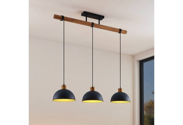 Pendelleuchte 'Flurin' aus Metall für Wohnzimmer & Esszimmer von Lindby