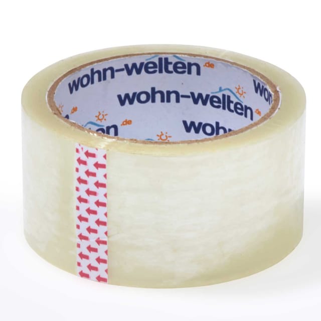 Packband Klebeband Normal stark Transparent 12 Stück
