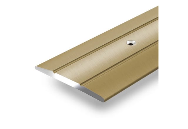 Bergangsprofil Abdeckleiste Firm K132 Form: c Breite: 36 mm Länge: 90 cm Vorgebohrt Gold