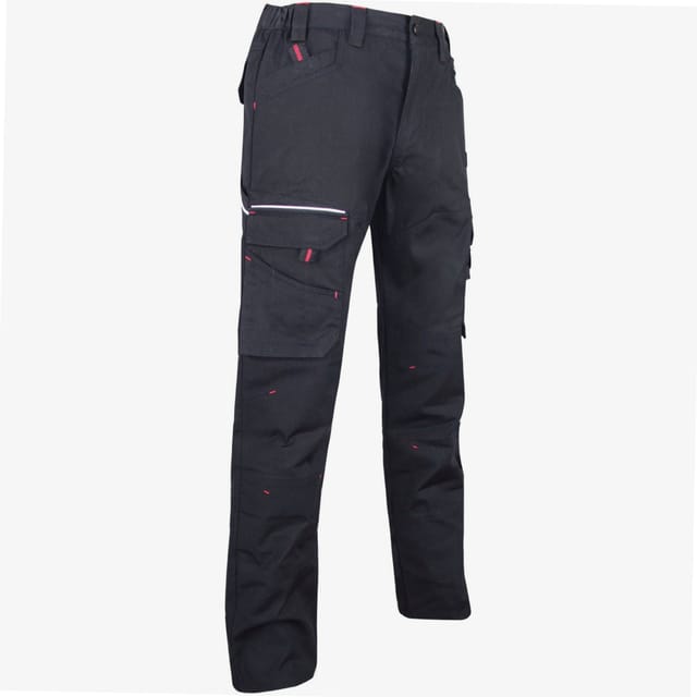 LMA - Arbeitshose Canvas - Basalt Schwarz - T38 - 1425-38