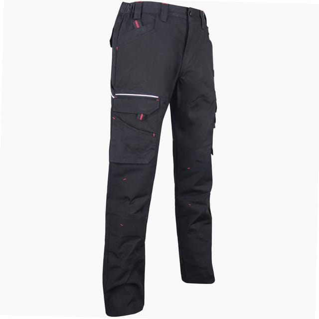 LMA - Arbeitshose Canvas - Basalt Schwarz - T44 - 1425-44