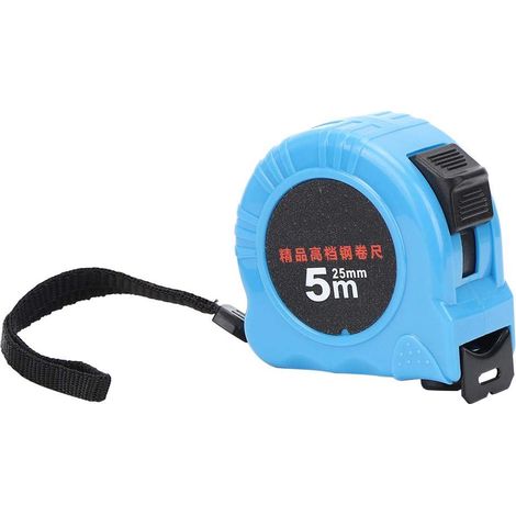 Edelstahl-maßband – Pc-gehäuse – 5 M X 25 Mm – Holzbearbeitung / Zeichnen / Dekoration – Handverriegelung