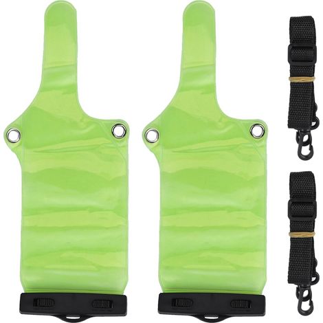 Set Mit 2 Wasserdichten Funkgerätetaschen – Tragbar – Für Uv5r / Uv82 / Bf-888s Walkie-talkies