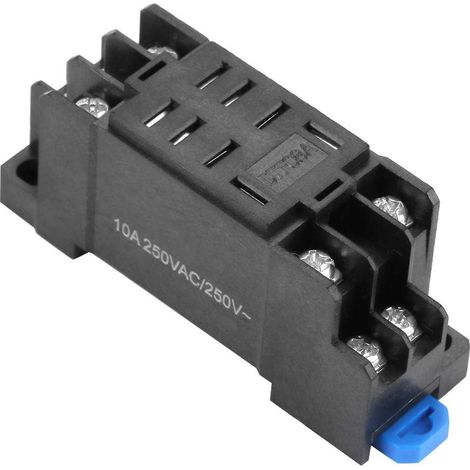 8-poliger Relaissockel – Din-schienen-montagehalterung – Für Jqx-13f / Ly2n-j / Hh62p Relais – Schraubklemmen