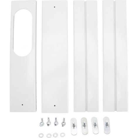 4-teiliges Tragbares Klimaanlagen-fensterset, Verstellbare Dichtungspaneele Von 43 Bis 140 Cm Für Büro Und Zuhause