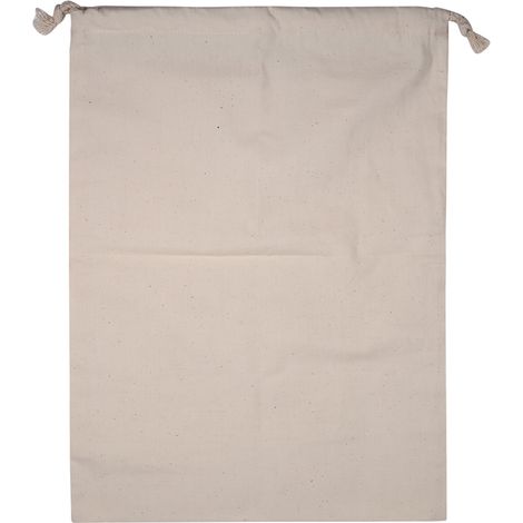 Einfacher Baumwoll-aufbewahrungsbeutel Mit Kordelzug, Wäschebeutel Für Reisen Und Zuhause, 30–40 Cm.