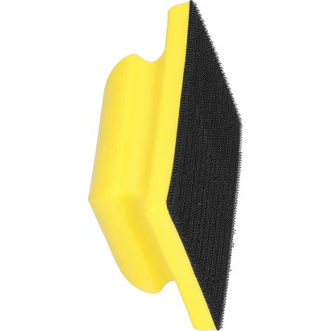 Handschleifklotz – Klettverschluss – Quadratische Trägerplatte – Schleif-/poliermaschine