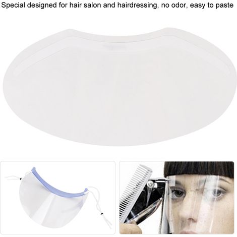 Konvolut Von 50 Transparenten Gesichtsmasken – Haar-/augenschutz – Friseurbedarf – Professionell