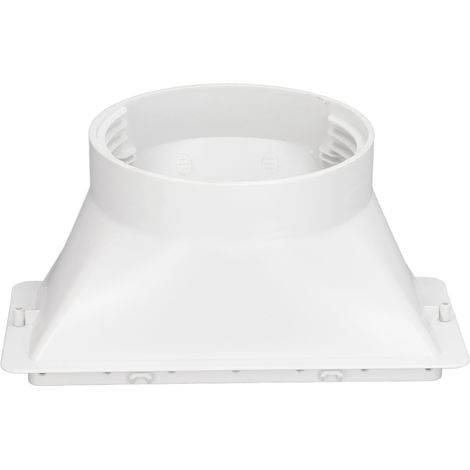 Universeller Tragbarer Klimaanlagen-schlauchverbinder, Linksgewinde, Rechteckiger Anschluss Mit 5 Zoll Durchmesser, 130-mm-adapter