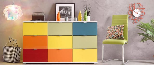 Reality Leuchten - Verspielte Pendelleuchte clover mit bunten Kunststoffblättern, ø 40cm