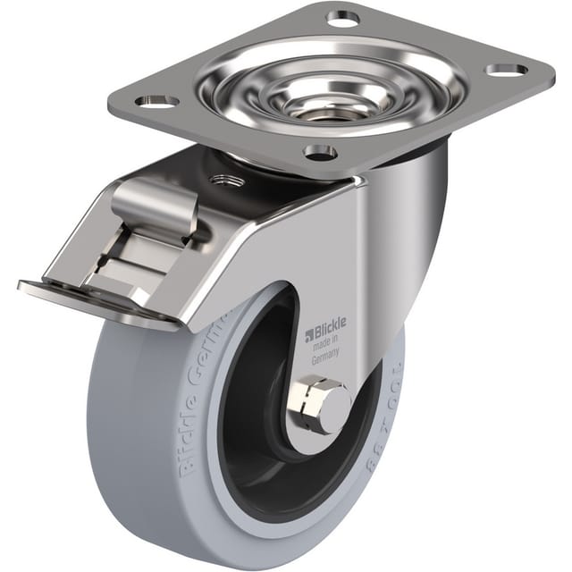 609743 lex-poev 100XR-FI-SG Lenkrolle mit Feststeller Rad-Durchmesser: 100 mm Tragfähigkeit - Blickle