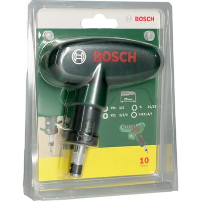 Accessories Promoline 2 607 019 510 Bit-Set inkl. Bithalter-Schraubendreher - Bosch