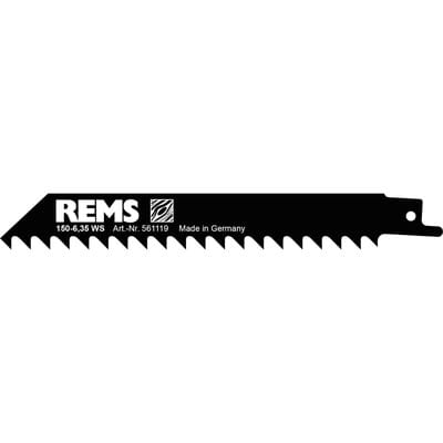 Rems - Sägeblatt 150-6,35 mm für Holz, Säbelsägeblätter, 5er Pack