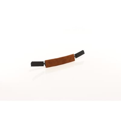 Stirnschweißband inkl. Kopfband vorne 'Leder/Braun'