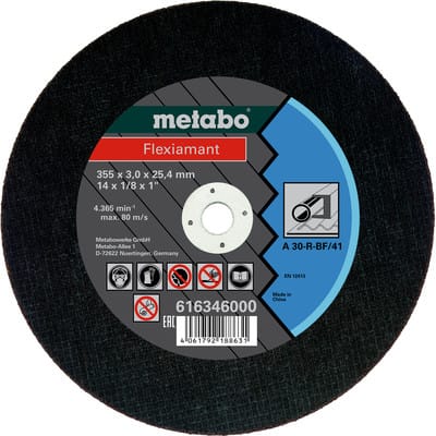 Flexiamant 355x 3,0 x 25, 4 mm Stahl - Metabo