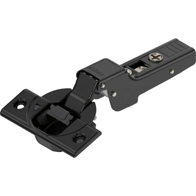 Clip top otion onyx Möbel Scharnier 110°,9,5mm gekröpft Feder,Schrauben - Blum