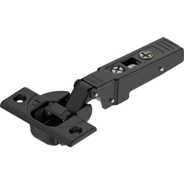 Clip top otion onyx Profiltürscharnier 95°, gerade mit Feder, Schrauben - Blum