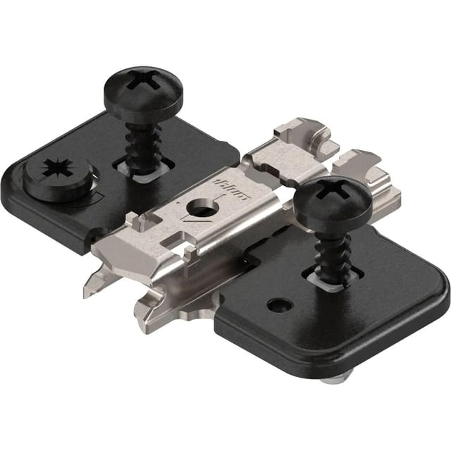 Clip onyx Exzenter Kreuzmontageplatte, Stahl, expando, Distanz 0 mm - Blum