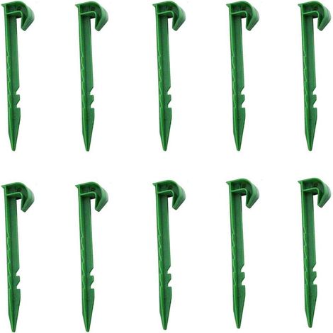 Set Mit 10 Befestigungspfählen Für Gartennetze – Gewächshausstütze – Insektensicher – Gartenzubehör