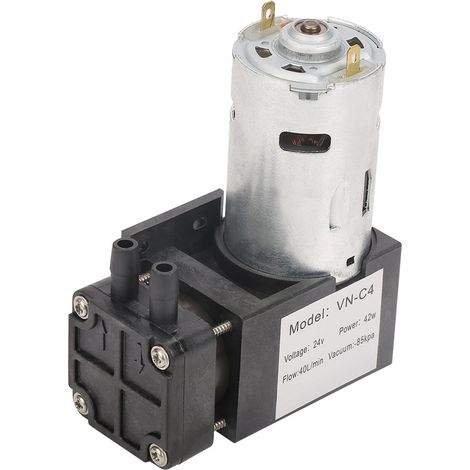 Mini-ölfreie Vakuumpumpe Dc24v – Fördermenge 85 Kpa 40 L/min – Gas/luft