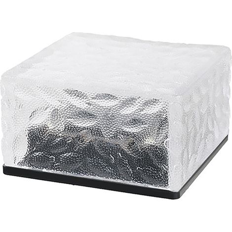 Solarbetriebene Glasziegellampe – Abs-led – Wasserdicht – Für Den Erdbau – Für Die Gartengestaltung – Geeignet Für Hof, Garten Und Rasen – Blau