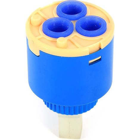 35/40 Mm Keramikkartusche – Mischbatterie – Internes Steuerventil – Blauer Pp-kunststoff – 35 Mm – Praktischer Austausch