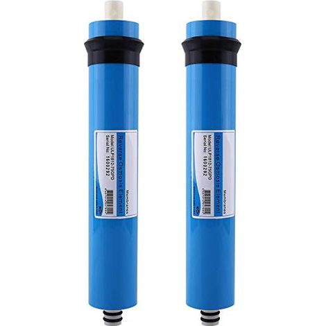 Konvolut Von 2 Umkehrosmosemembranen 0,1 Nm – Ro-wasserfilter 75 Gdp – Verunreinigungen