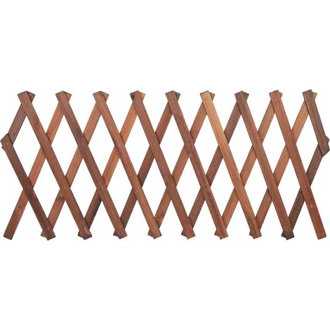 Ausziehbares Rankgitter – Dekorative Außenwand – Holz – Zaunstütze – Kletterpflanzen