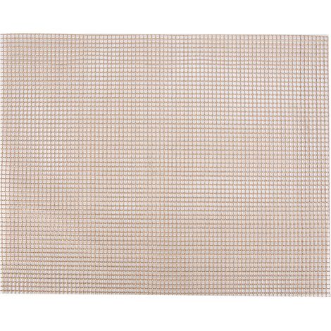 Grillmatte Aus Fiberglas – 40 X 33 Cm – Antihaftbeschichtung – Schwarz/braun – Grillen/braten
